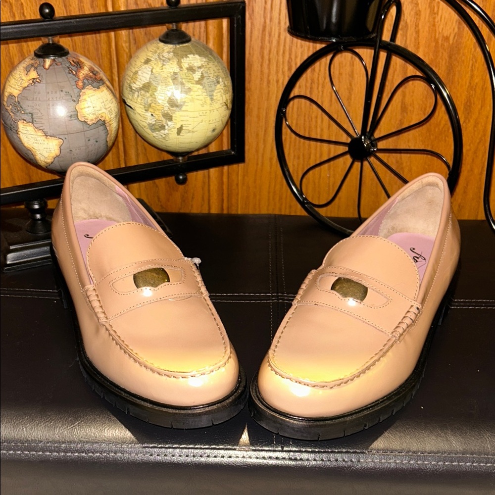 Free People Tan Leather Loafers - Picture 16 of 17